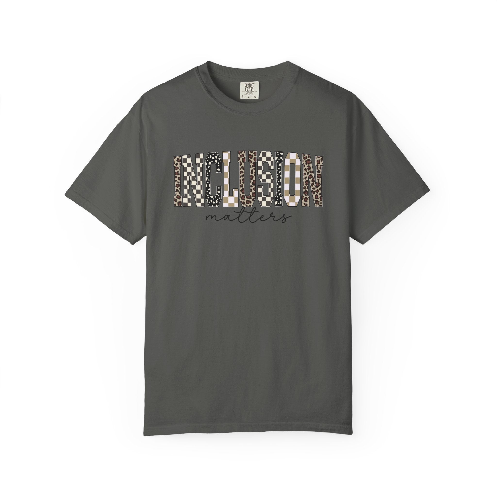Inclusion Matters Patterned Letters