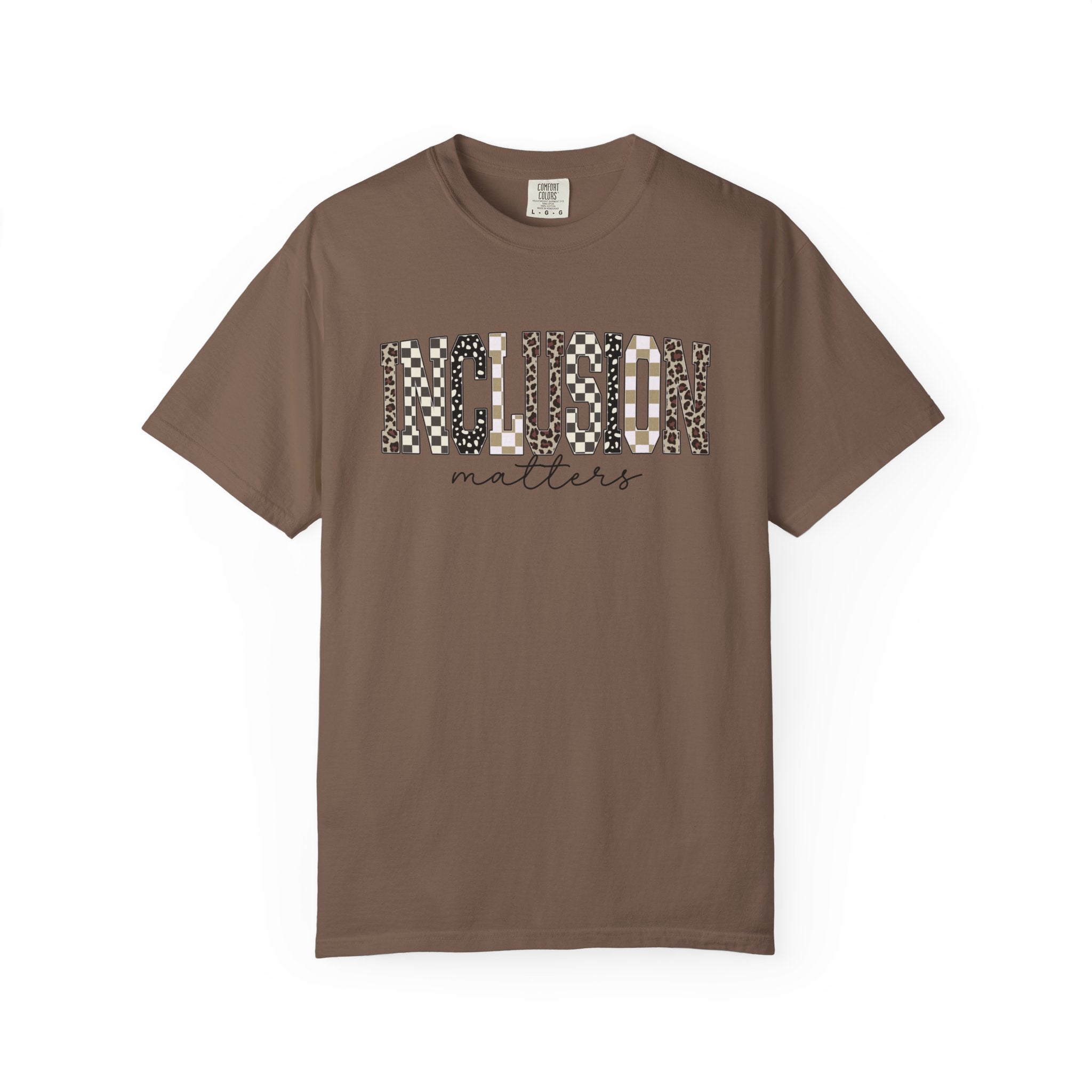 Inclusion Matters Patterned Letters