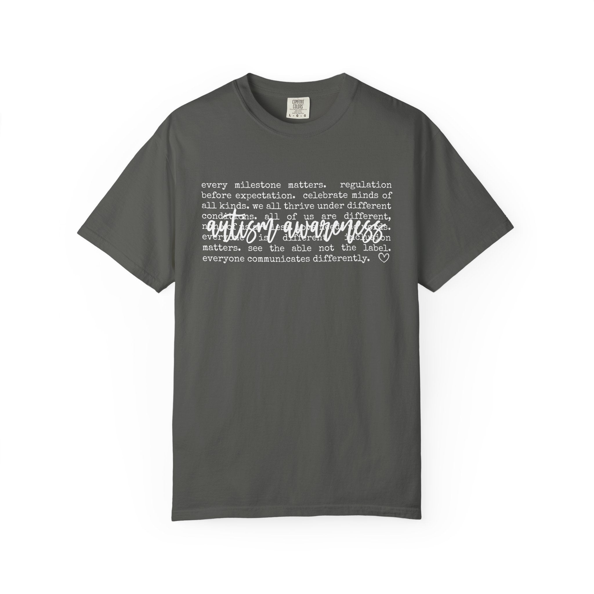 Autism Awareness Words Shirt