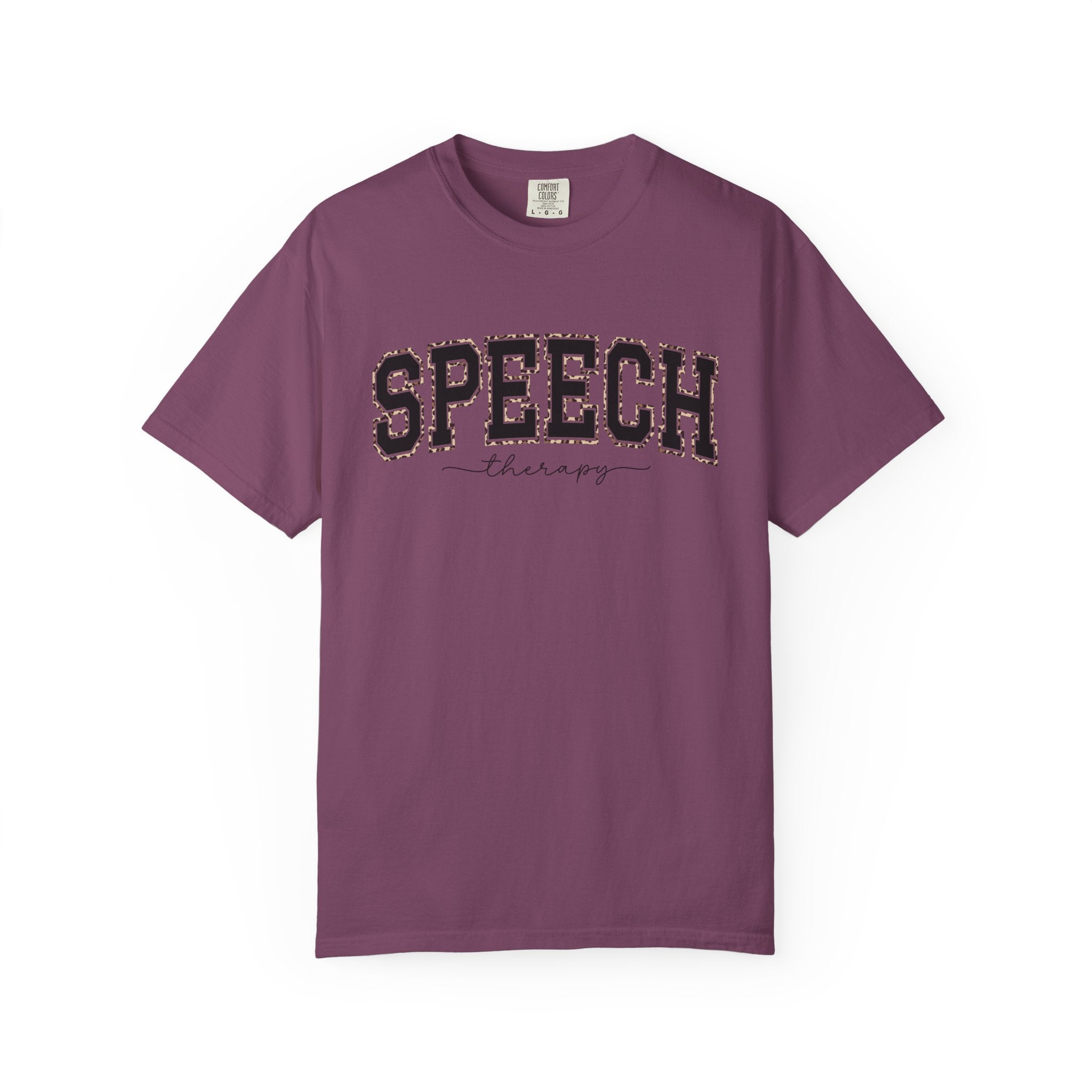 Leopard Outline Speech Therapy Varsity