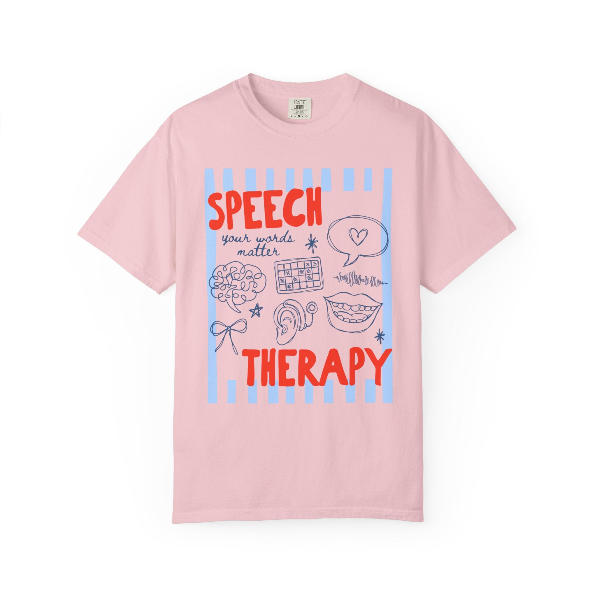 Speech Therapy Striped