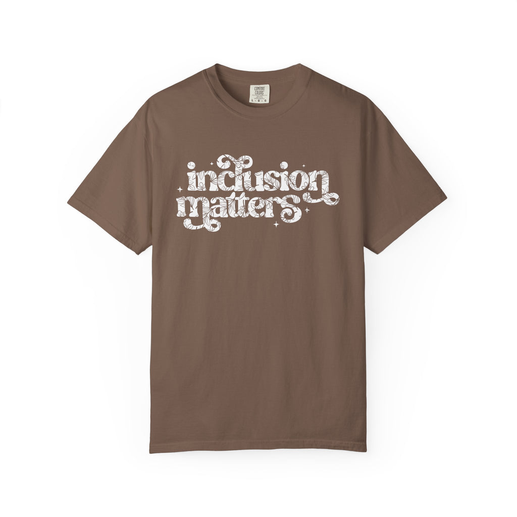 Floral Inclusion Matters Lettering
