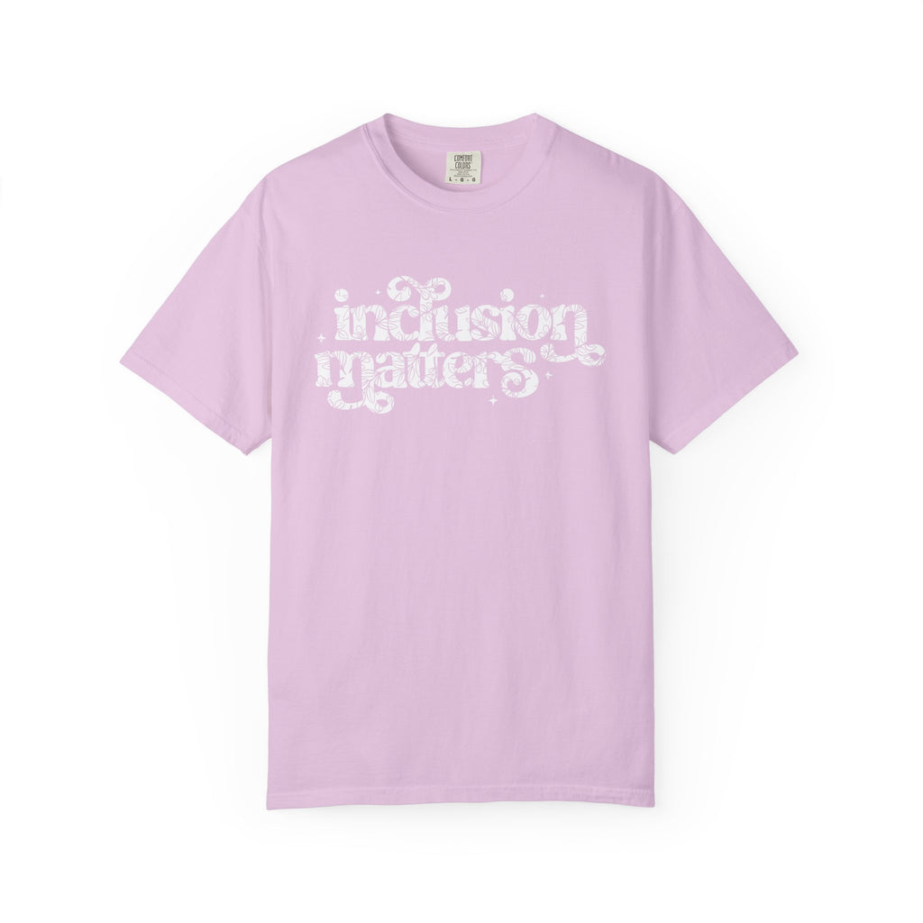 Floral Inclusion Matters Lettering