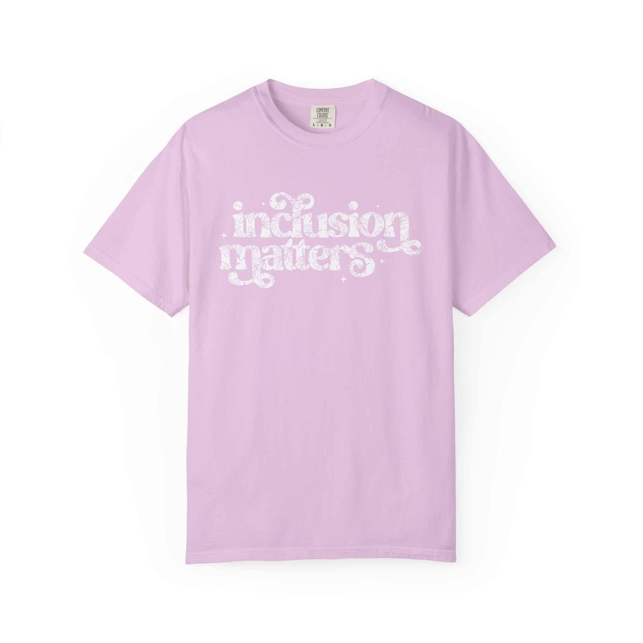 Floral Inclusion Matters Lettering