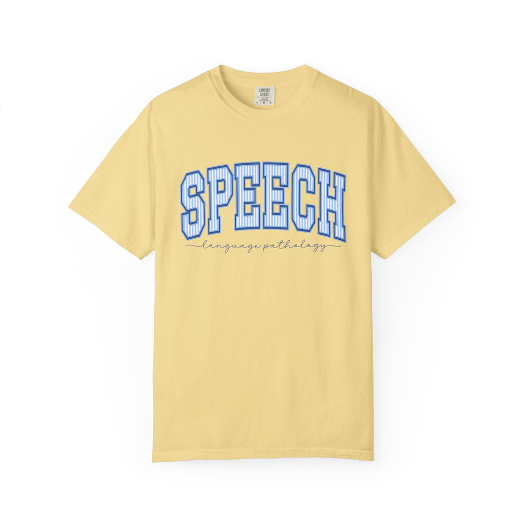 Seersucker Speech Therapy Shirt