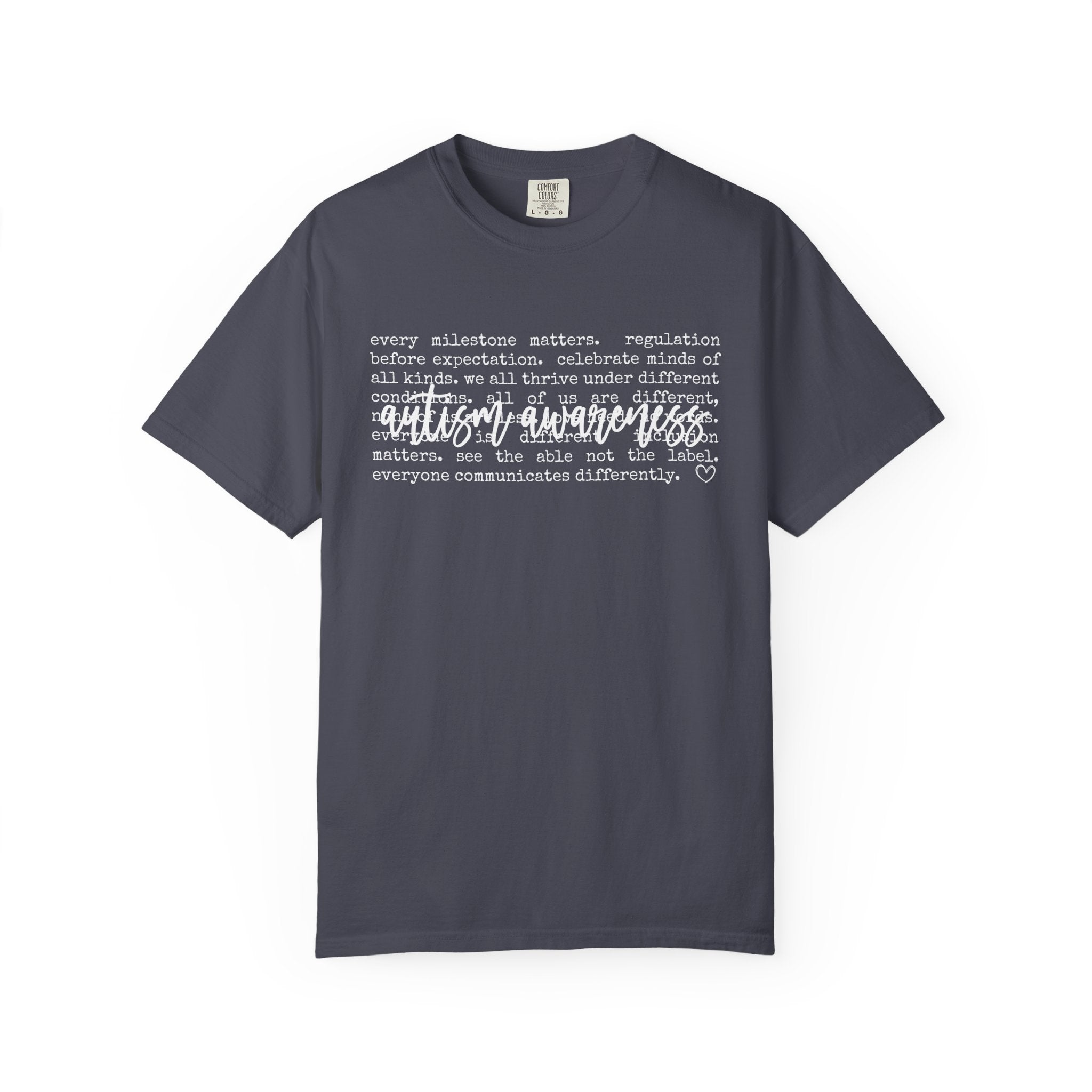 Autism Awareness Words Shirt