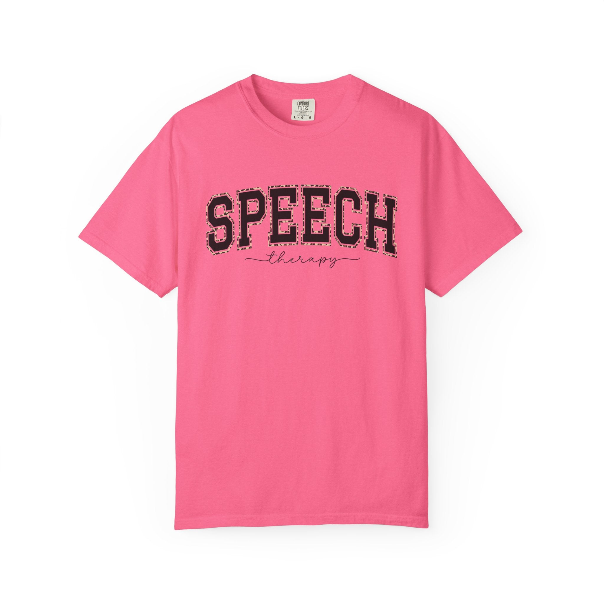 Leopard Outline Speech Therapy Varsity