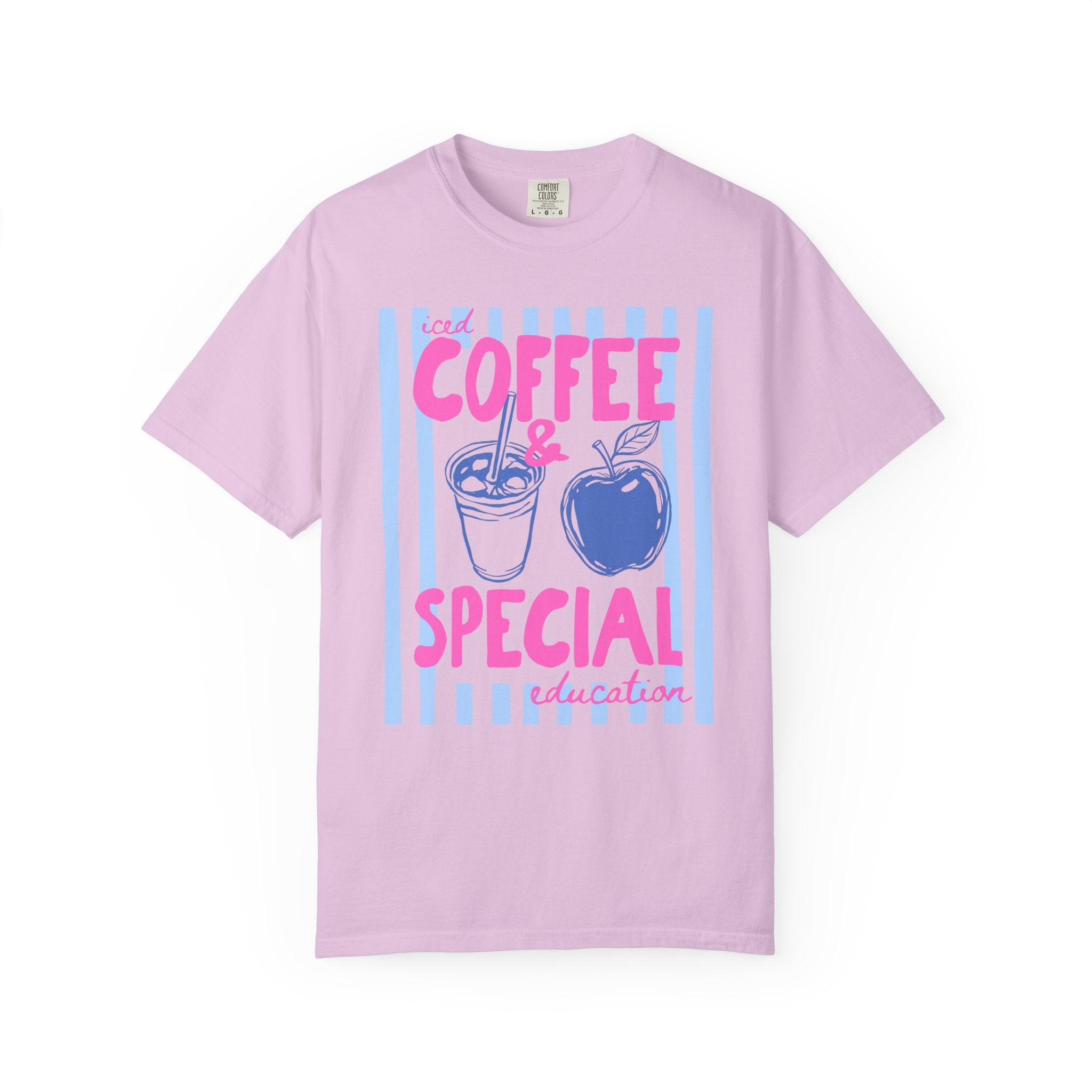 Iced Coffee and Special Education Striped
