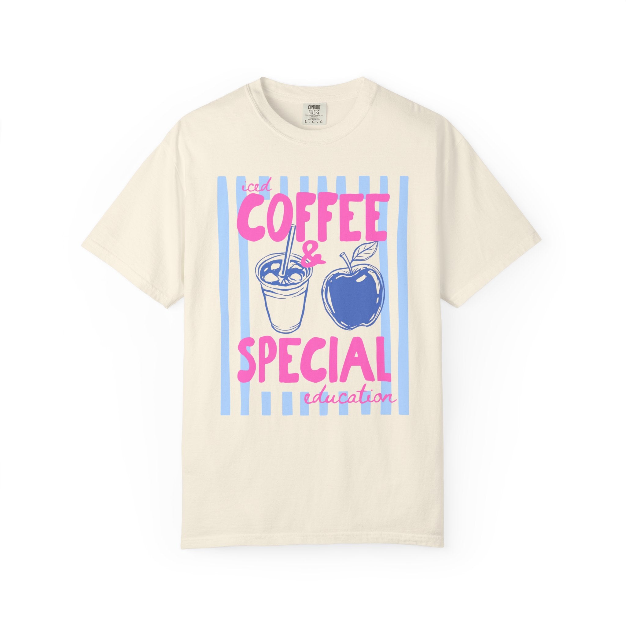 Iced Coffee and Special Education Striped