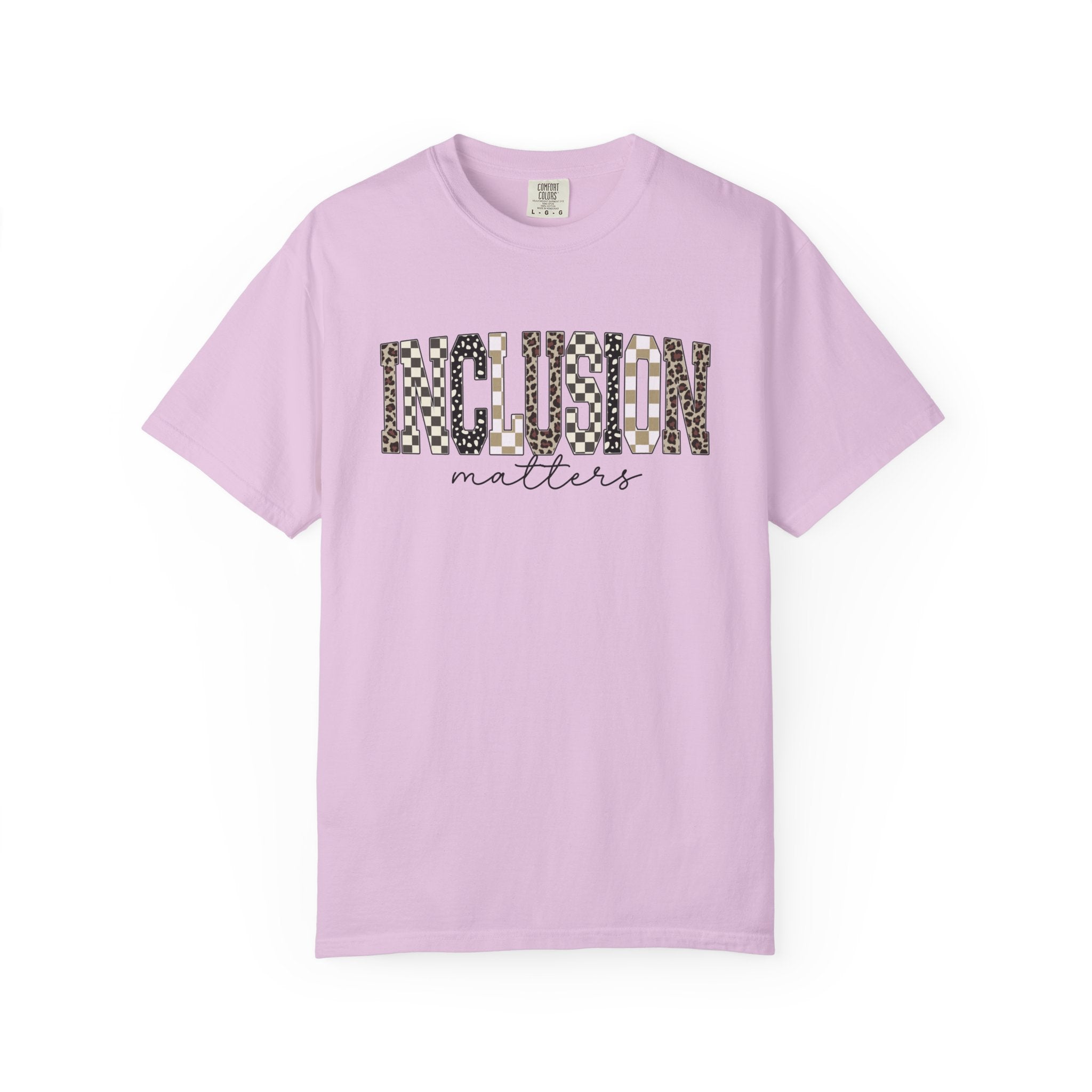 Inclusion Matters Patterned Letters
