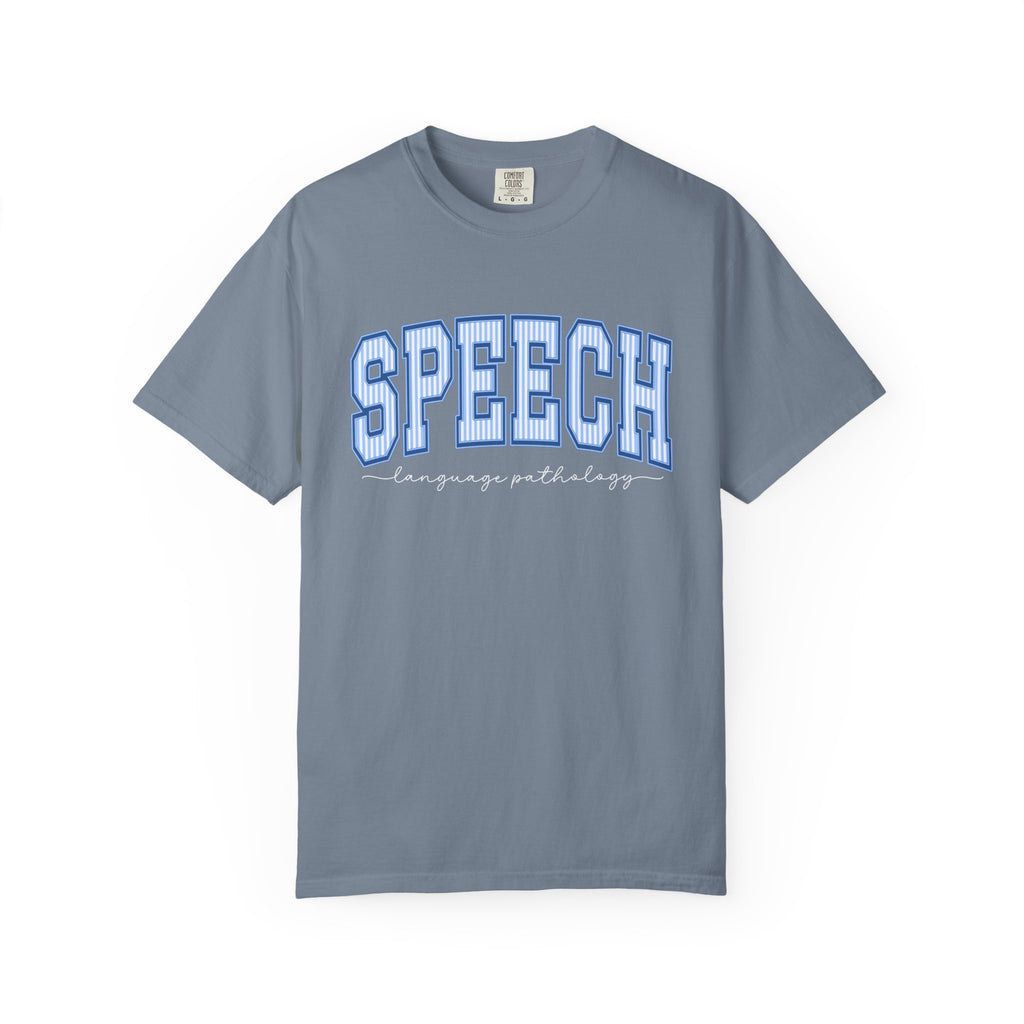Seersucker Speech Therapy Shirt