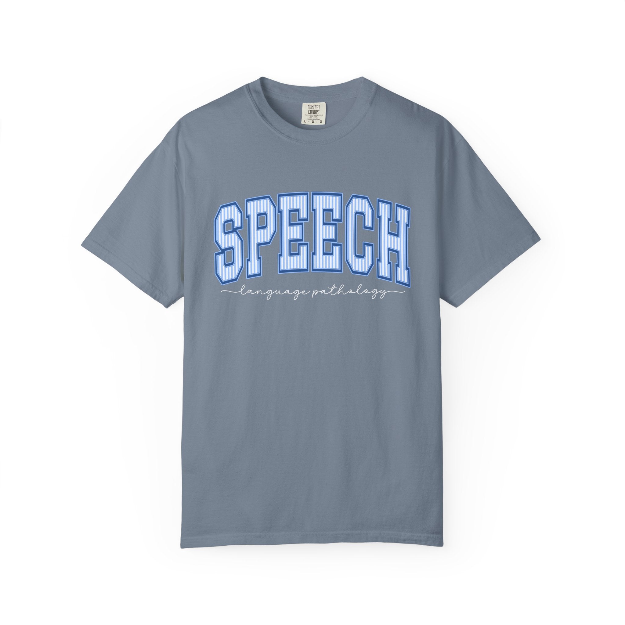 Seersucker Speech Therapy Shirt