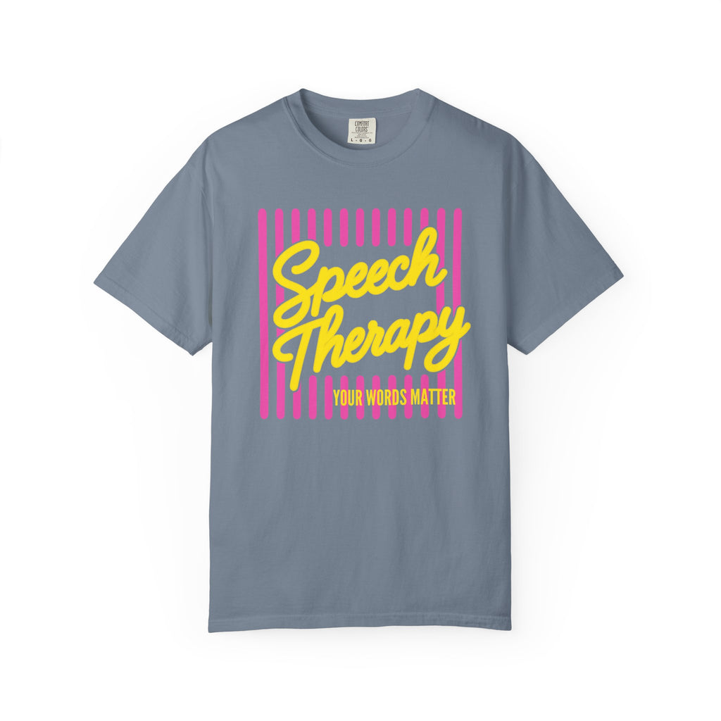 Speech Therapy Pink and Yellow