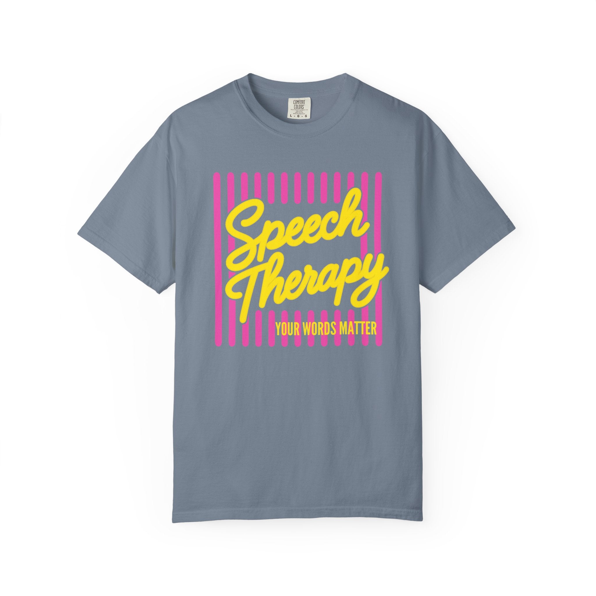 Speech Therapy Pink and Yellow