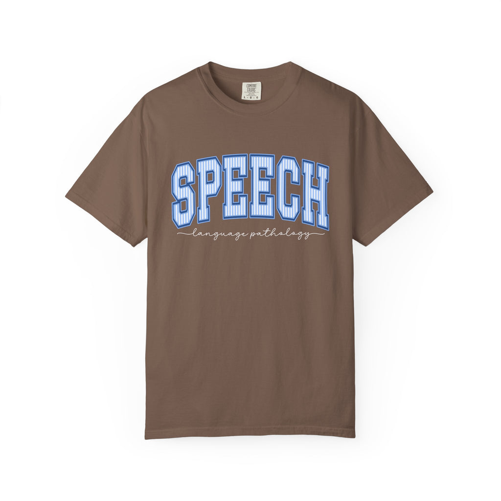 Seersucker Speech Therapy Shirt