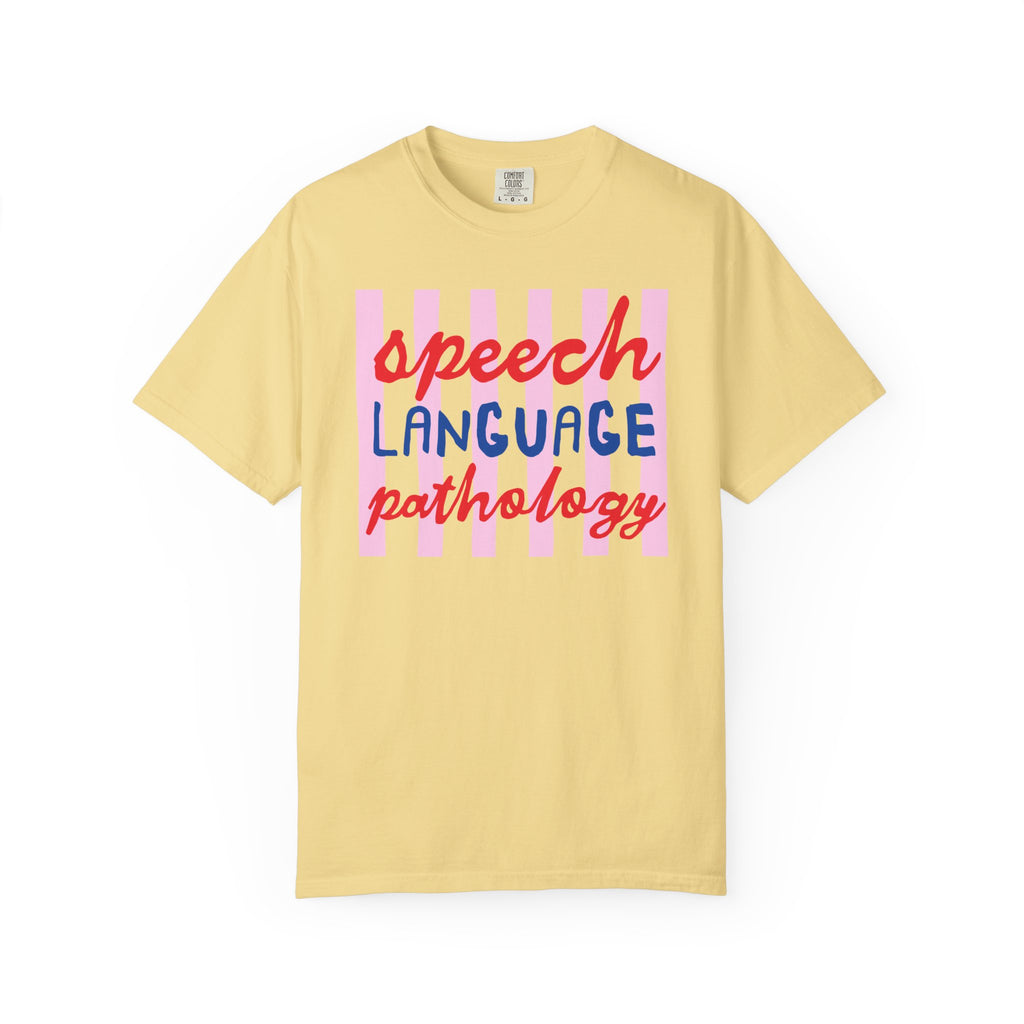 Speech Language Pathology Striped
