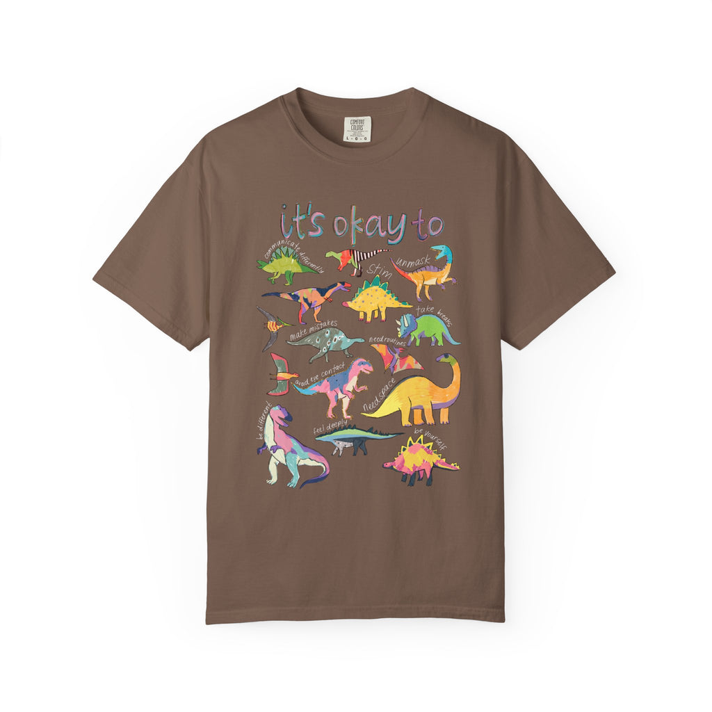 Dinosaur It's Okay To Shirt