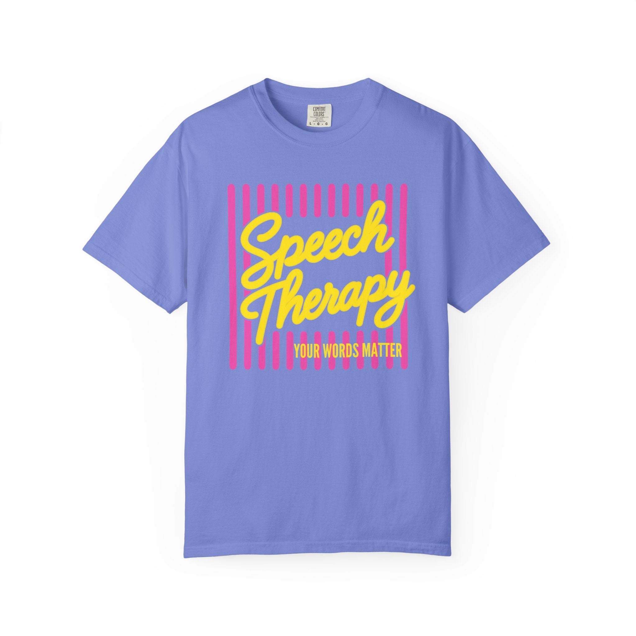 Speech Therapy Pink and Yellow