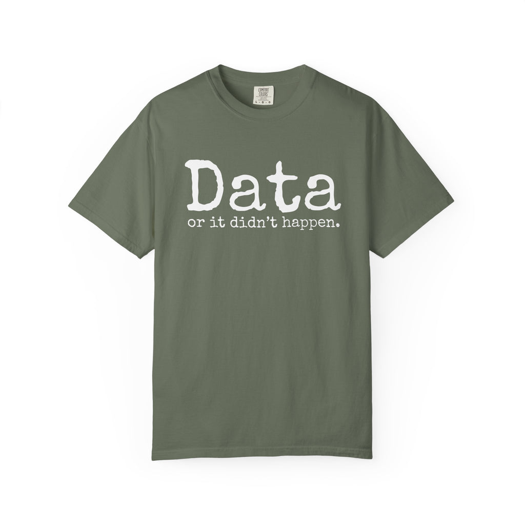 Data or it didn't happen