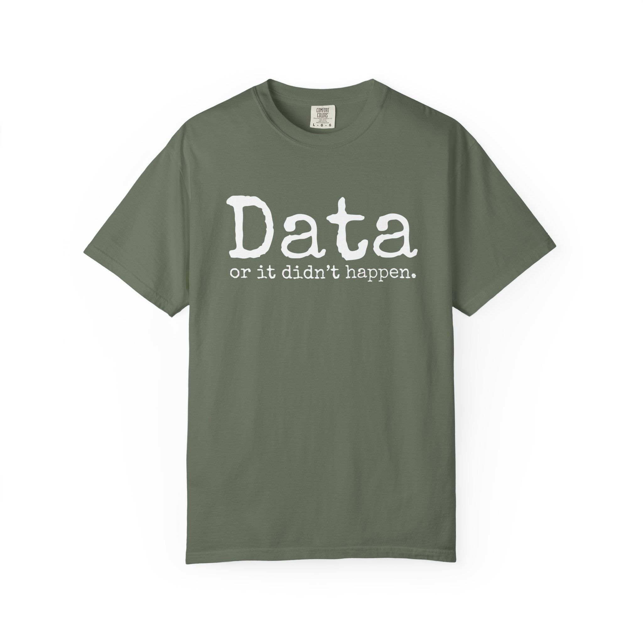 Data or it didn't happen