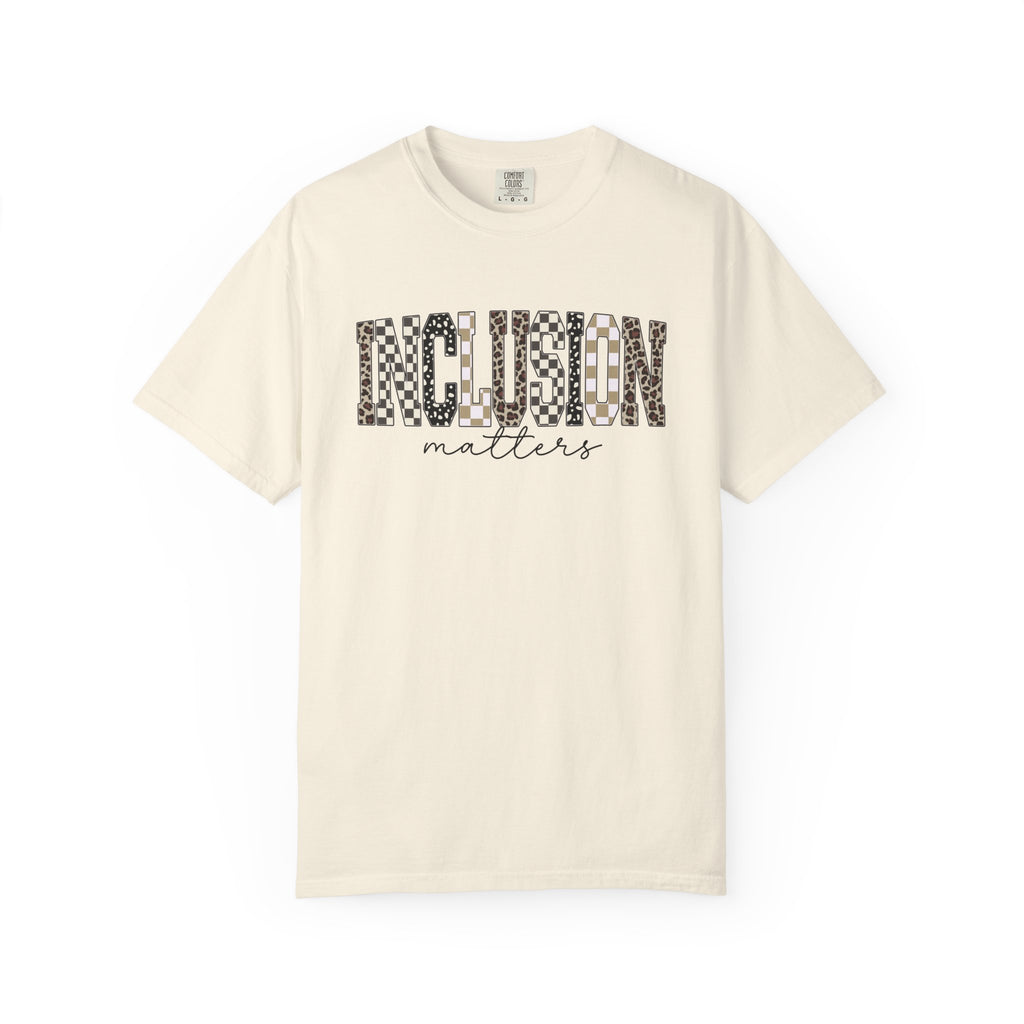 Inclusion Matters Patterned Letters