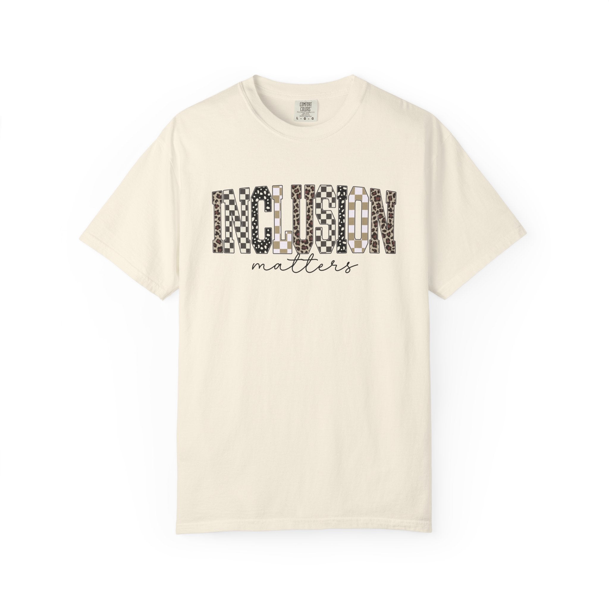 Inclusion Matters Patterned Letters