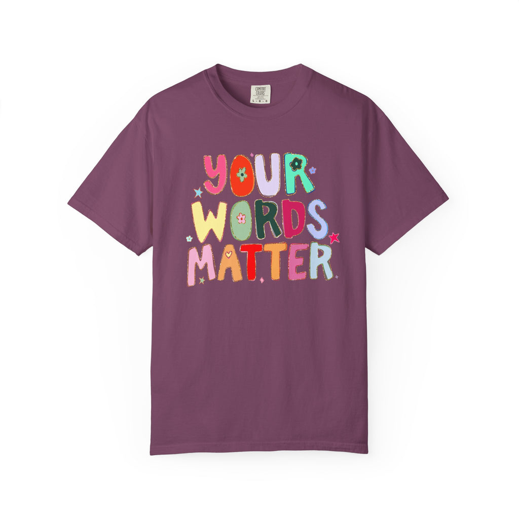Your Words Matter Hand Drawn