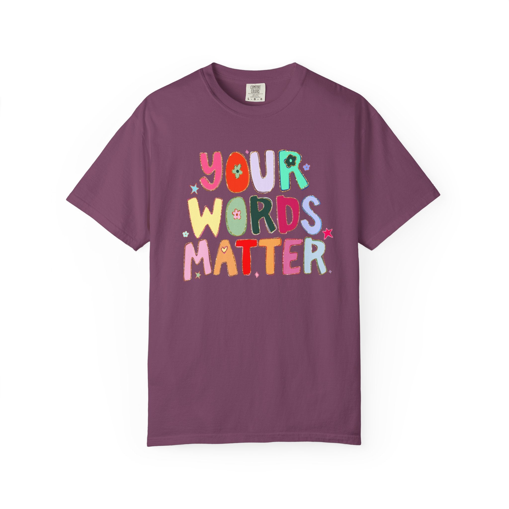 Your Words Matter Hand Drawn