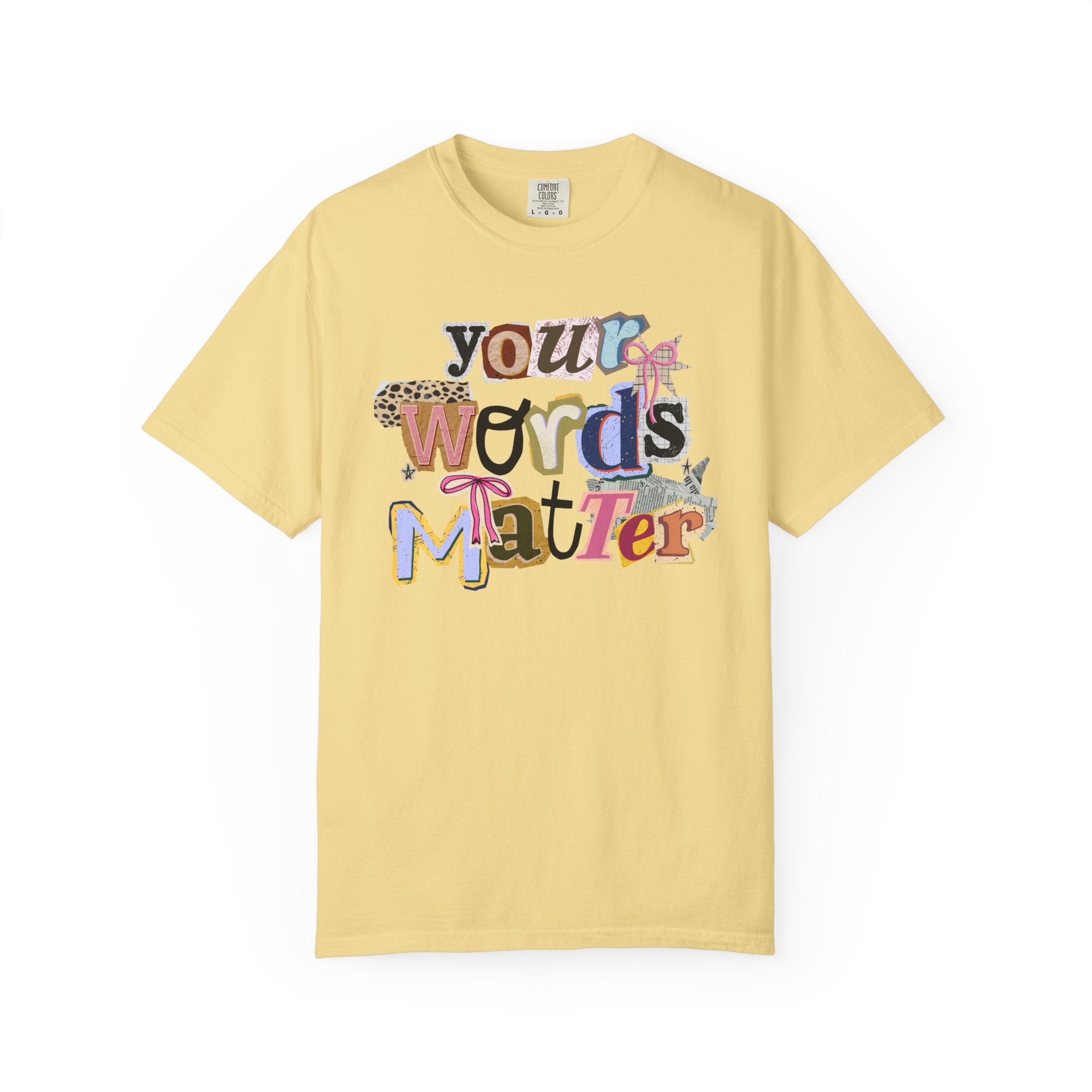 Your Words Matter Scrapbook Letters