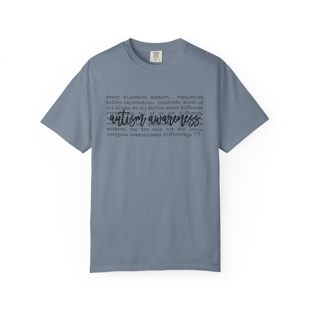 Autism Awareness Words Shirt