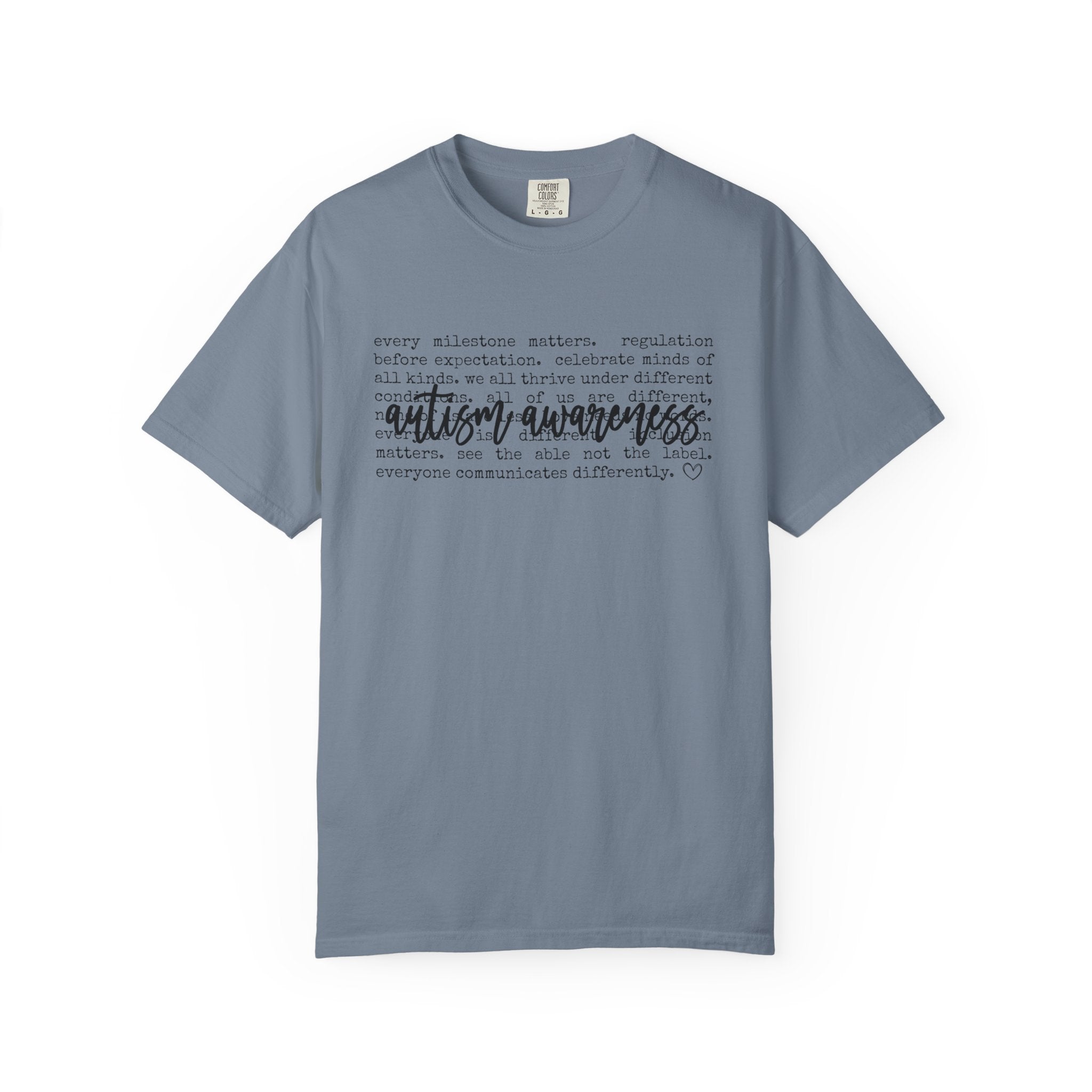 Autism Awareness Words Shirt
