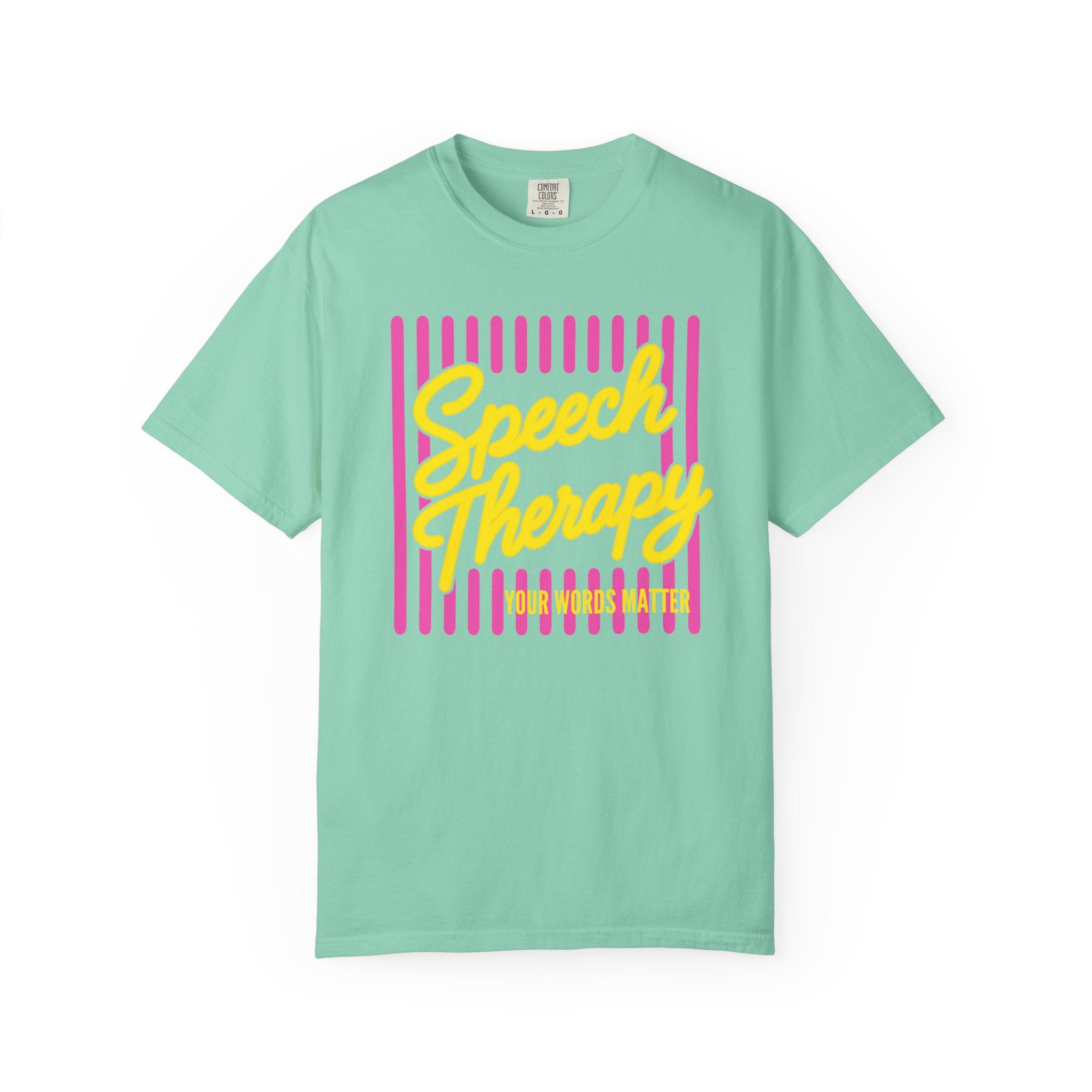 Speech Therapy Pink and Yellow