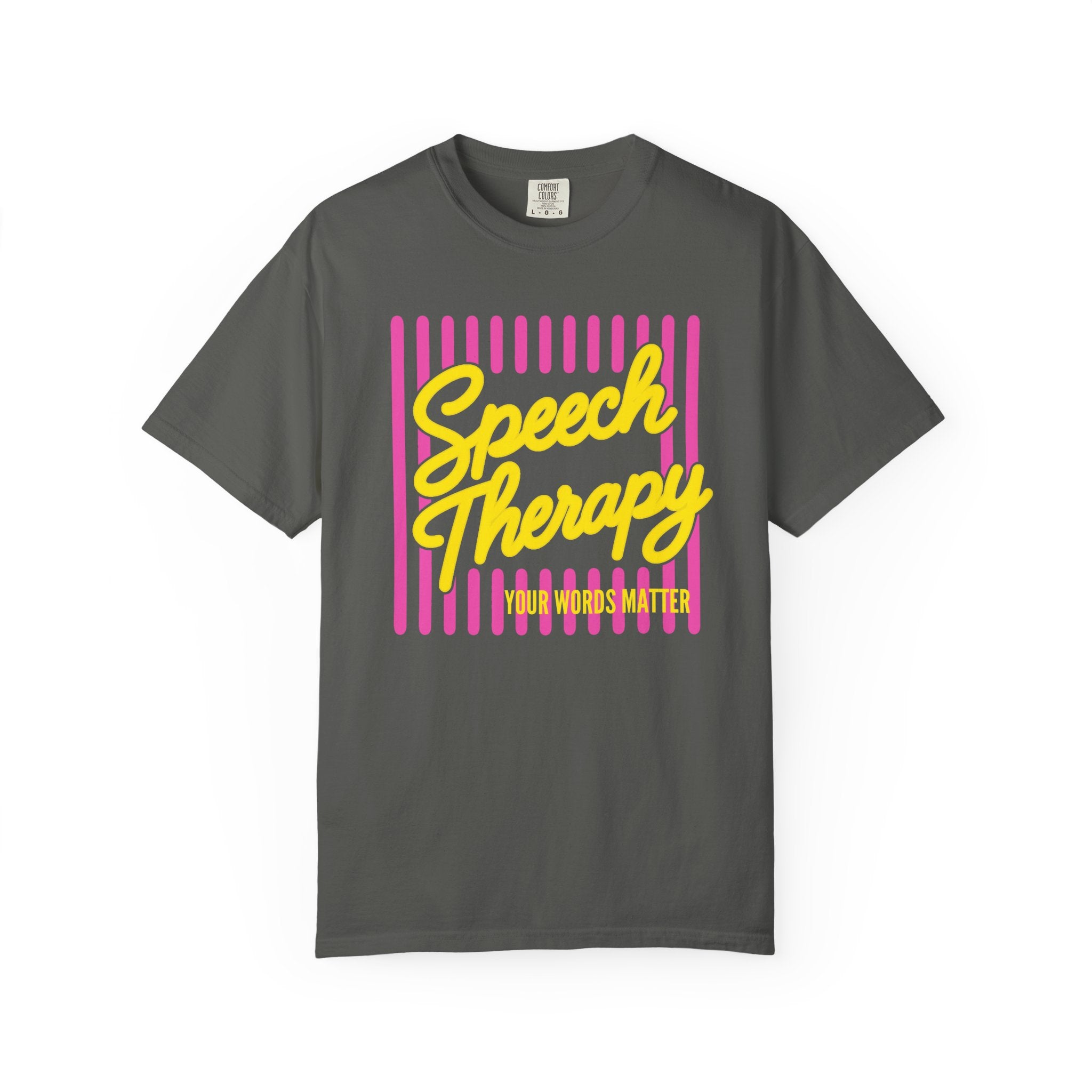Speech Therapy Pink and Yellow