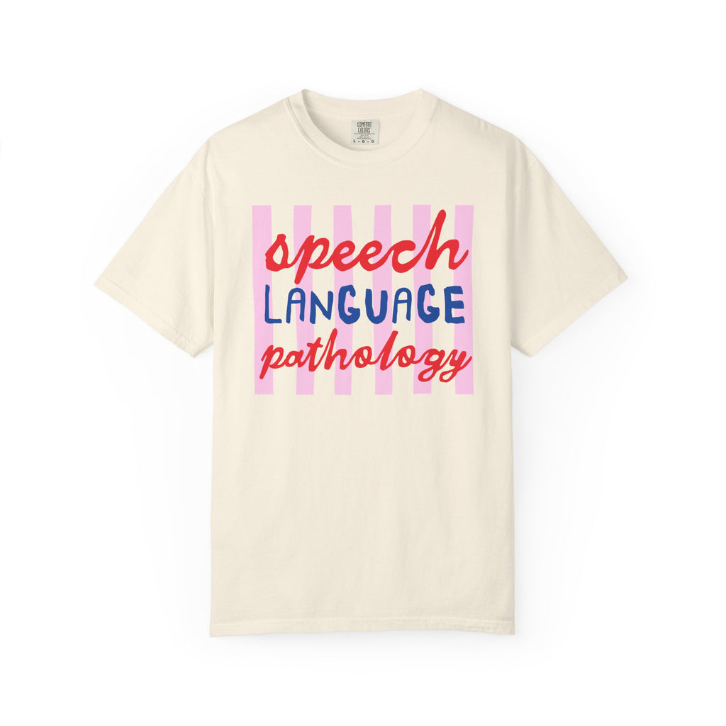 Speech Language Pathology Striped