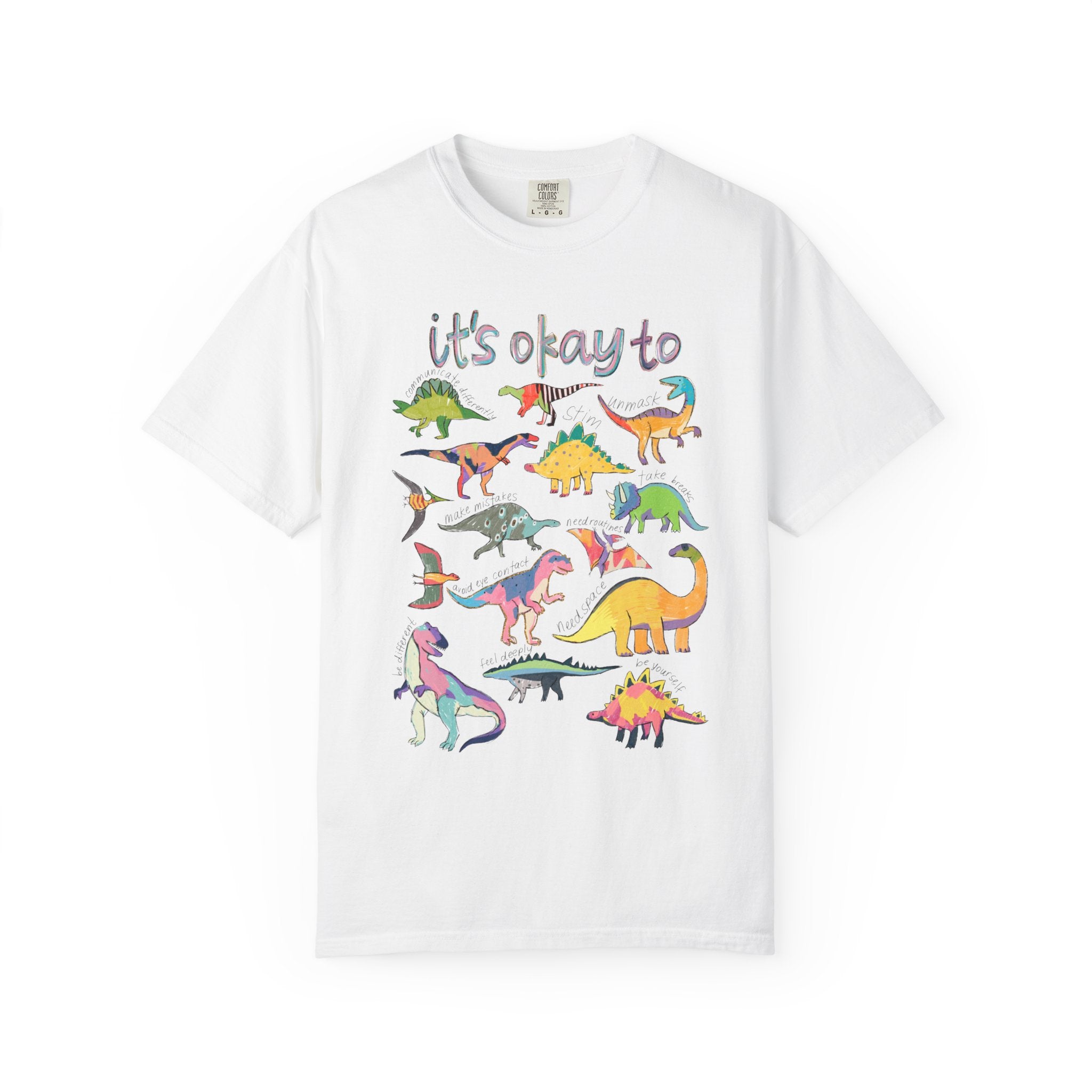 Dinosaur It's Okay To Shirt