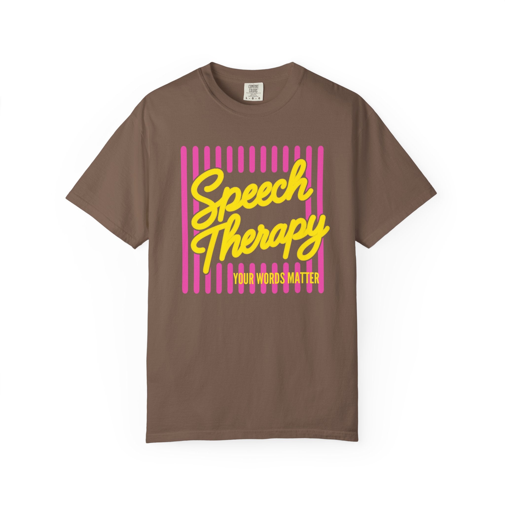 Speech Therapy Pink and Yellow