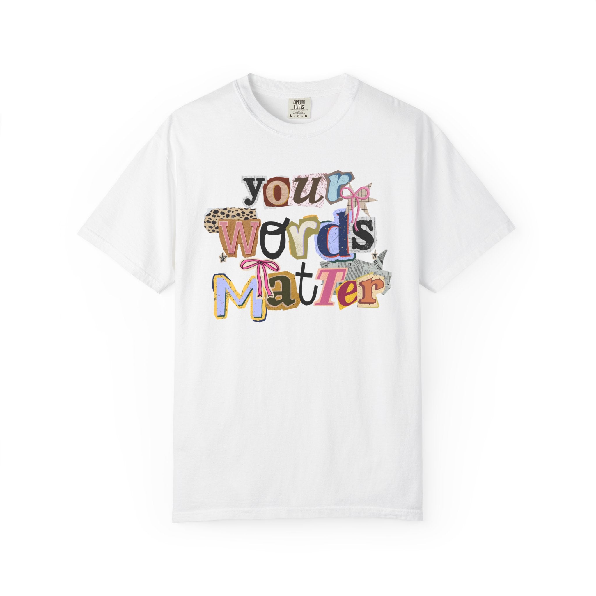 Your Words Matter Scrapbook Letters