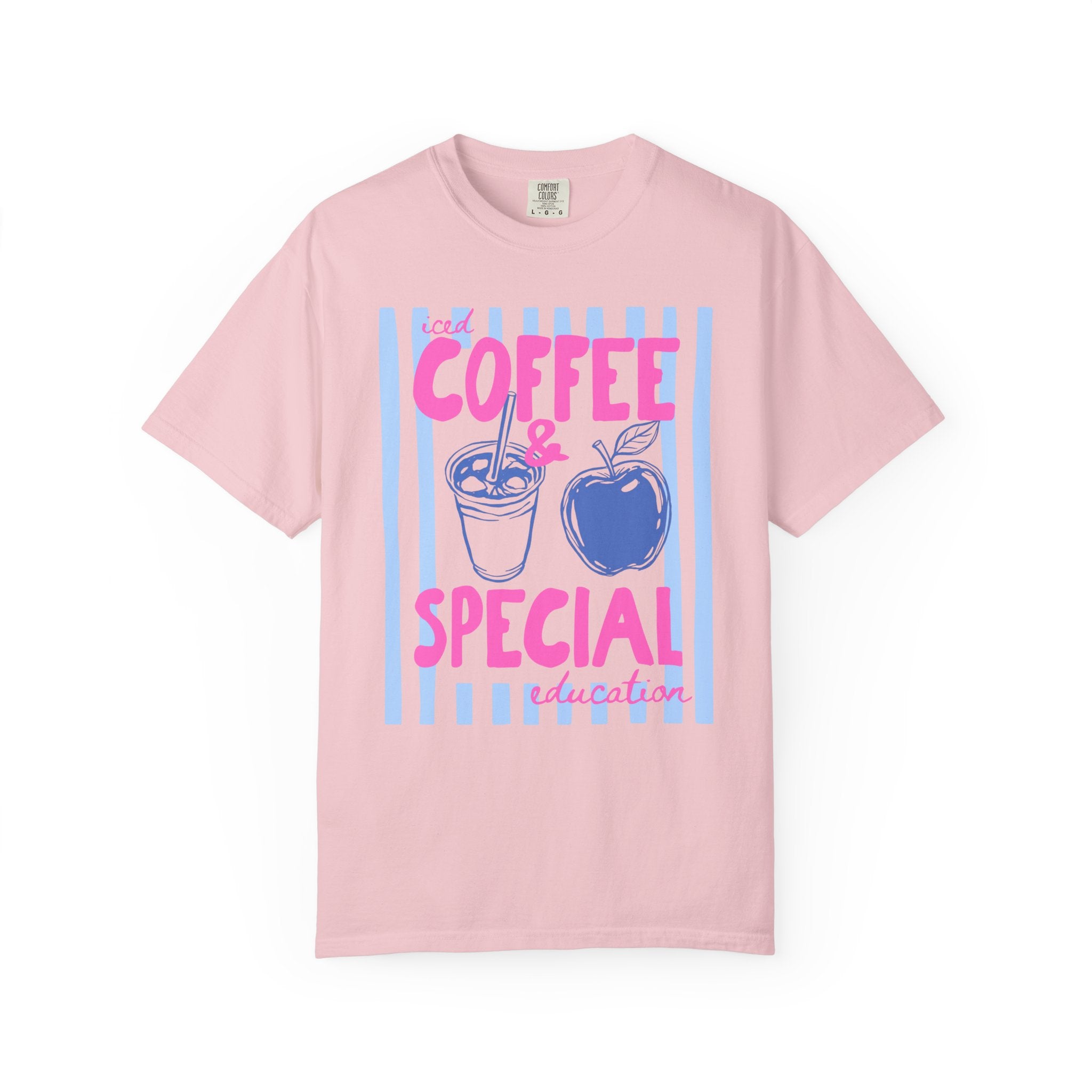 Iced Coffee and Special Education Striped