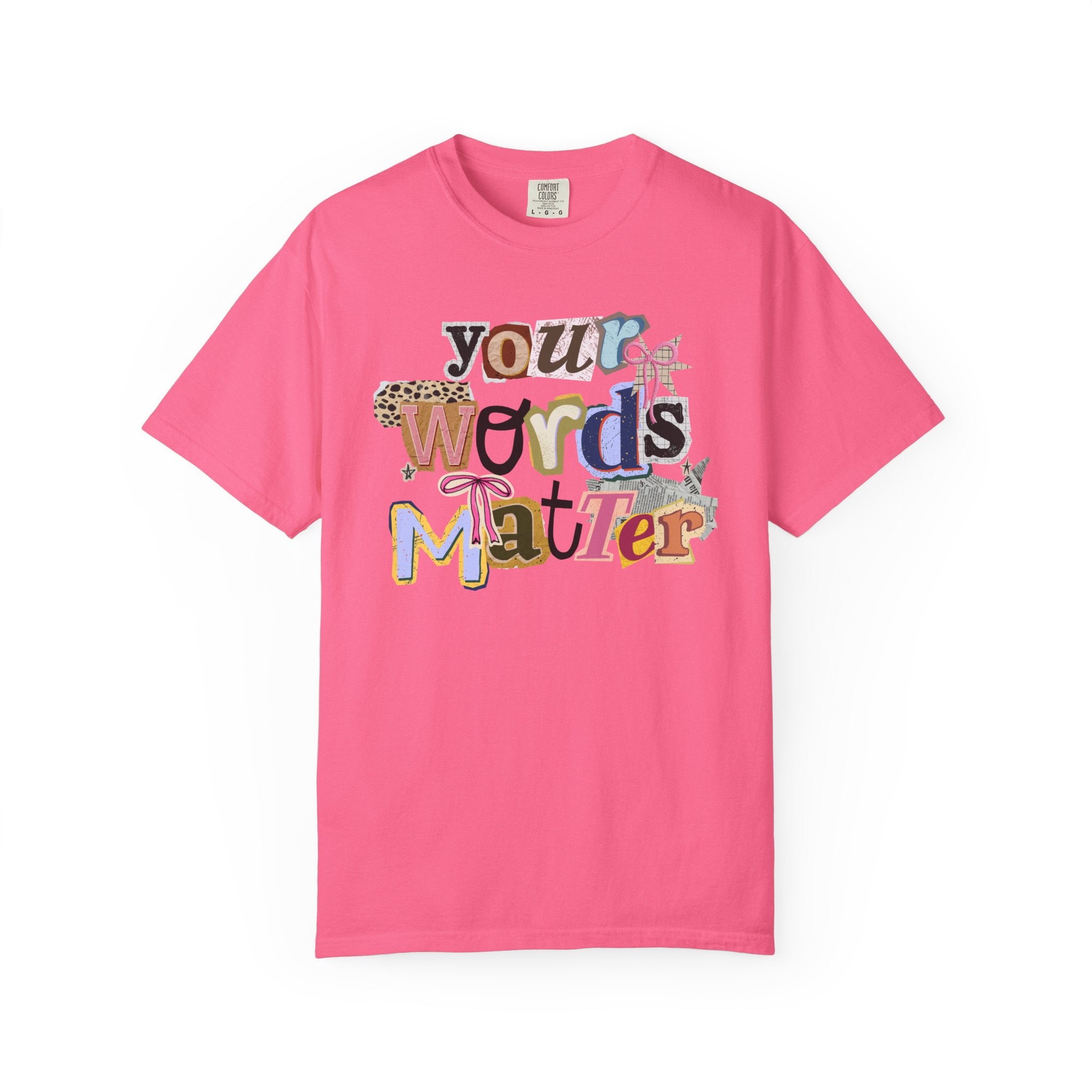 Your Words Matter Scrapbook Letters