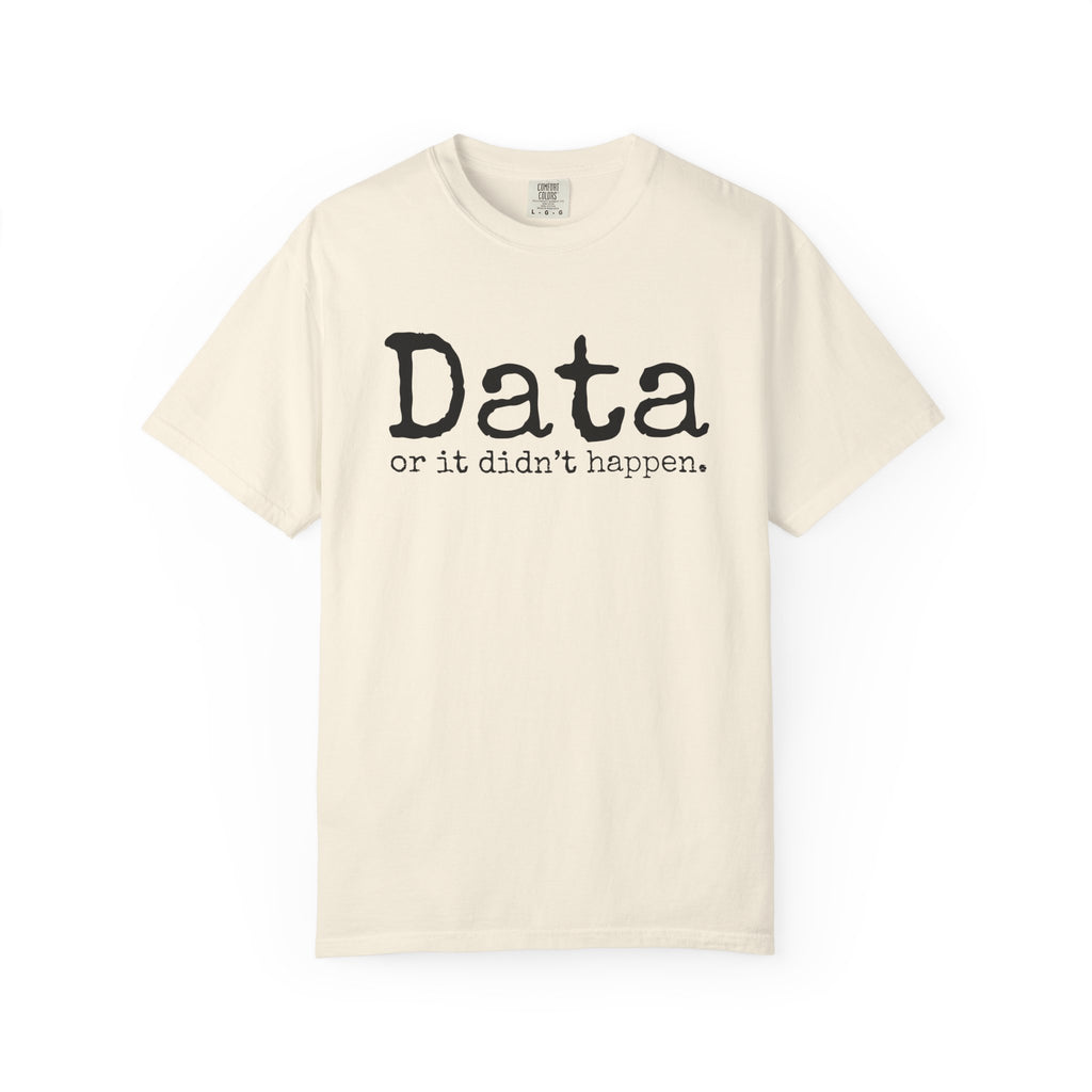 Data or it didn't happen