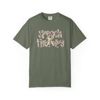 Floral Speech Letters Shirt