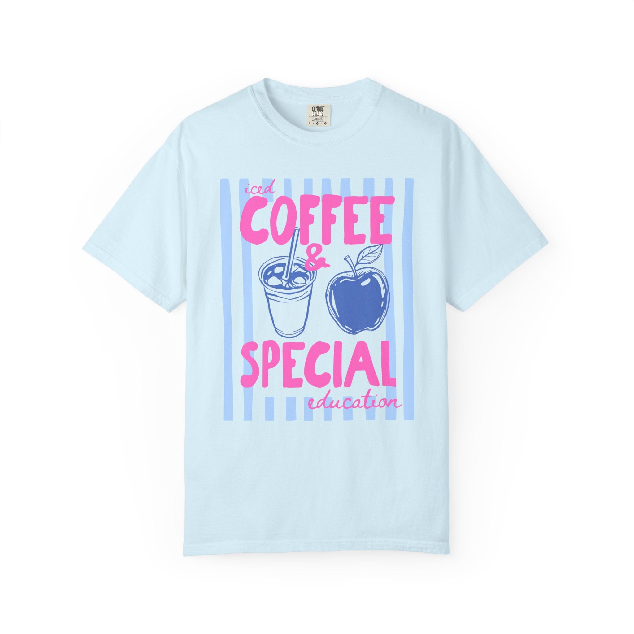 Iced Coffee and Special Education Striped