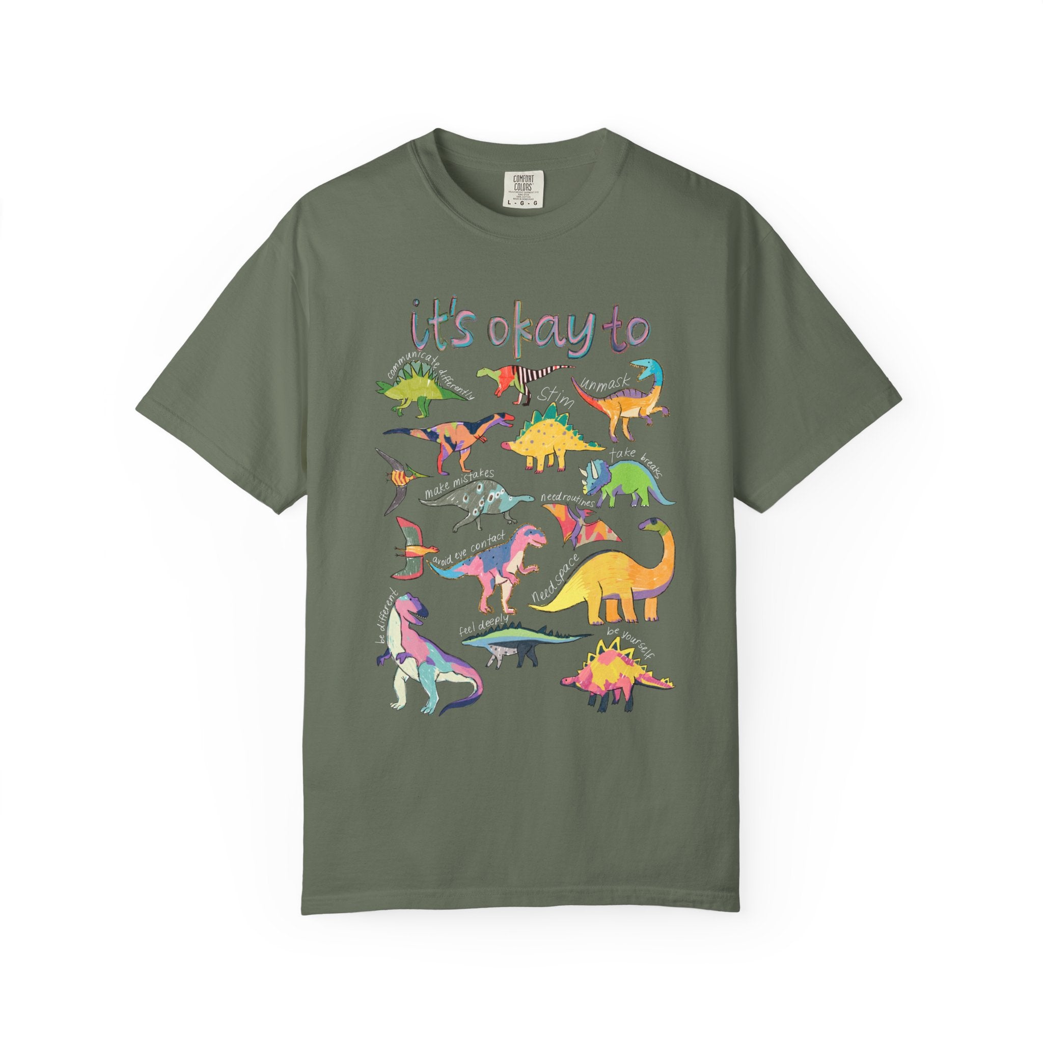 Dinosaur It's Okay To Shirt
