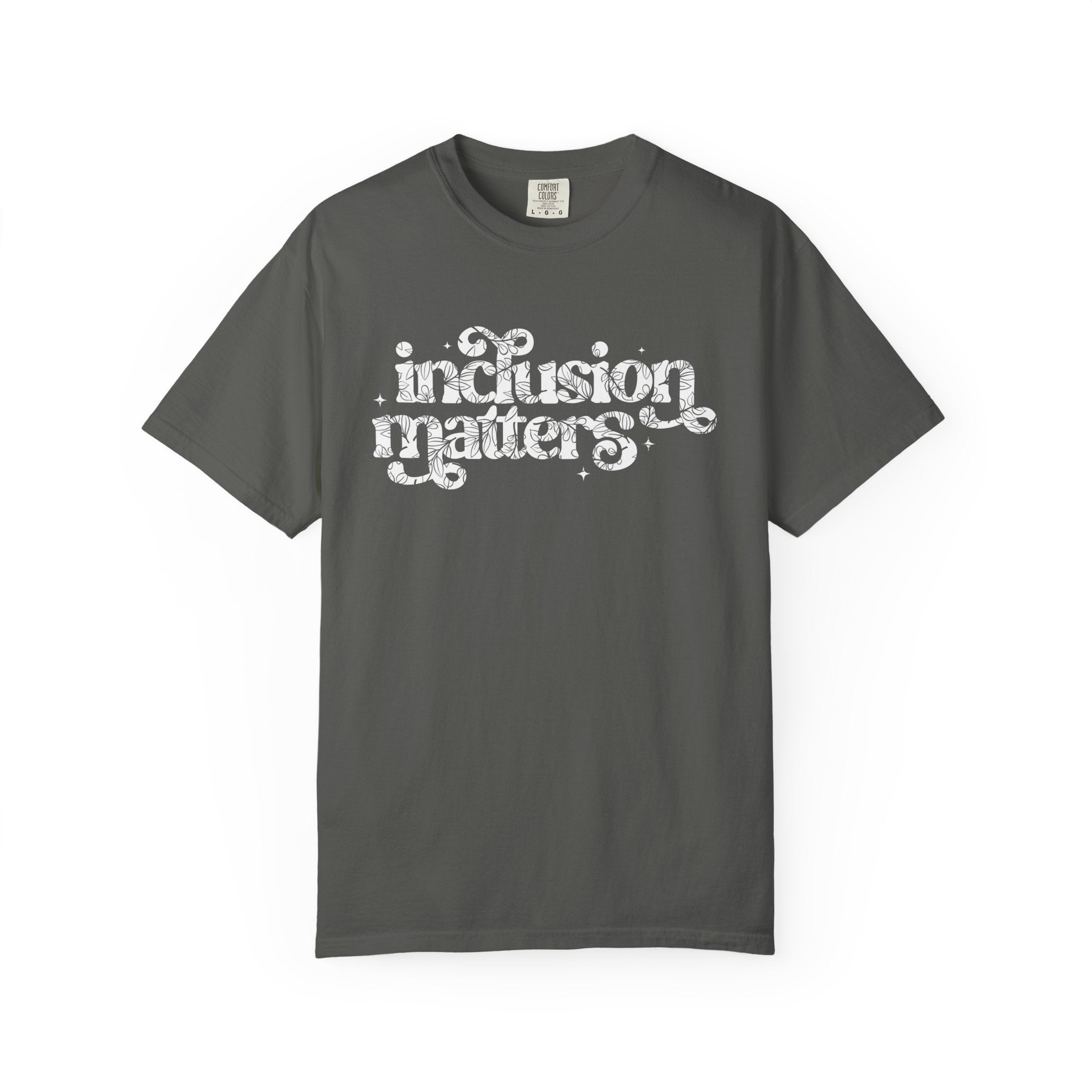 Floral Inclusion Matters Lettering