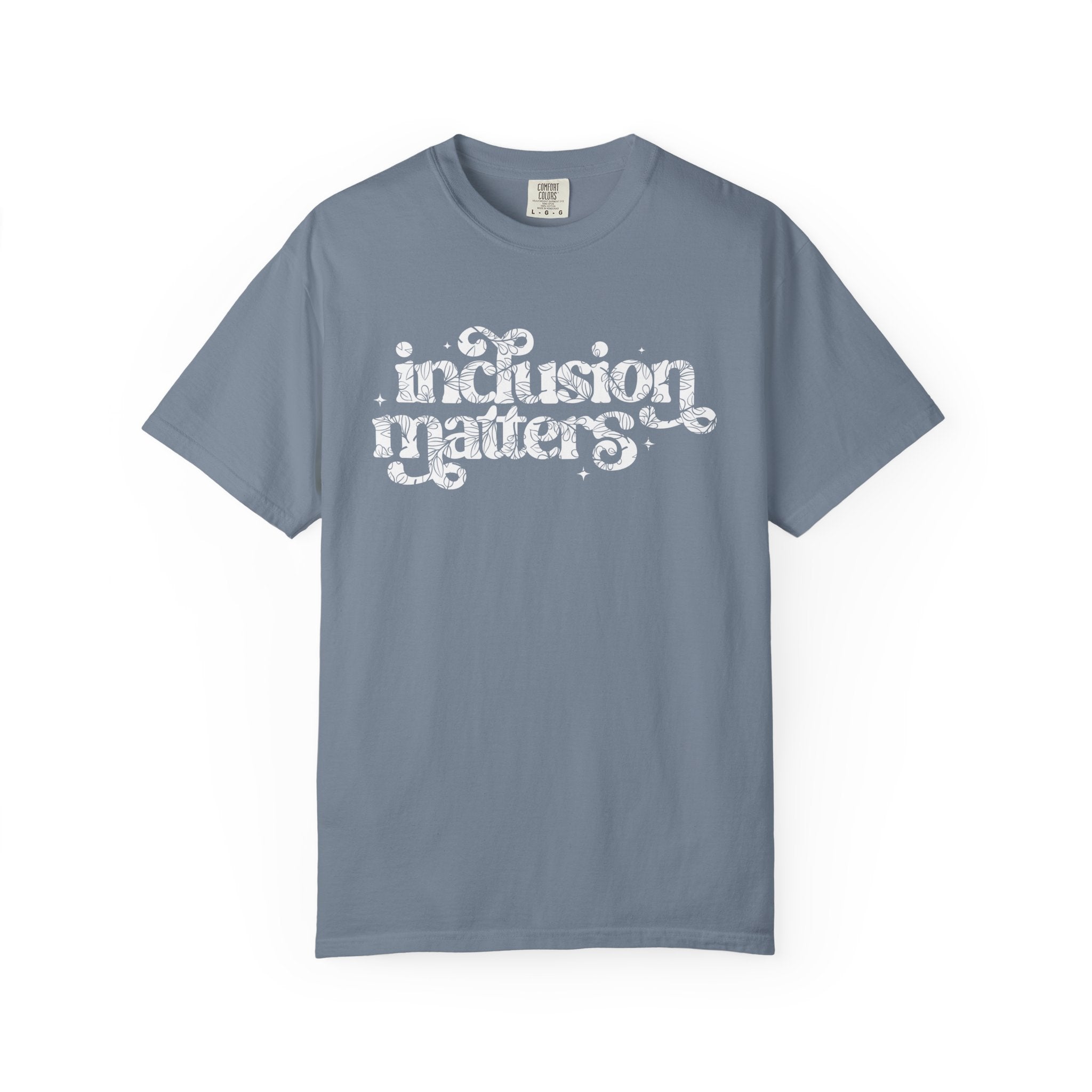 Floral Inclusion Matters Lettering