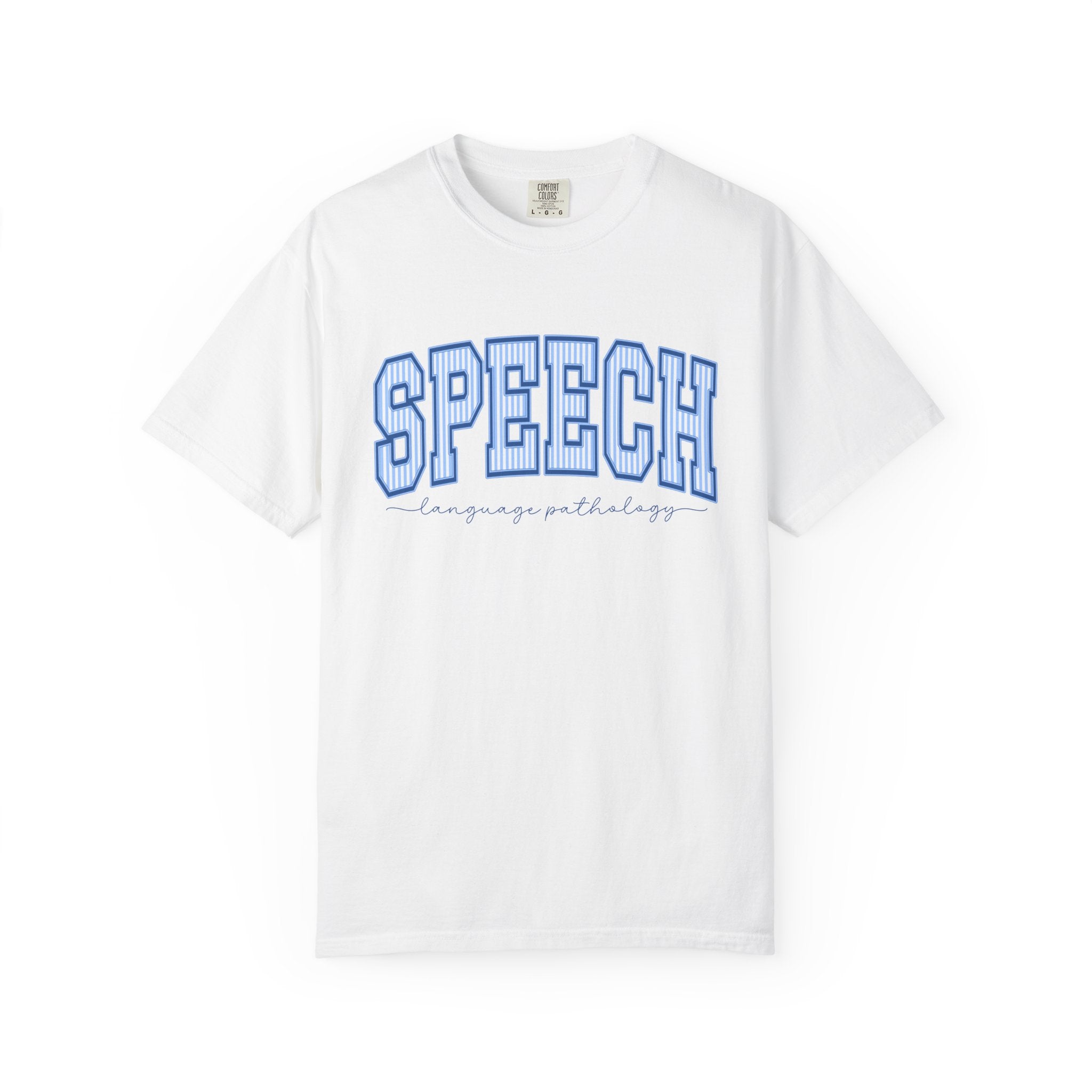 Seersucker Speech Therapy Shirt