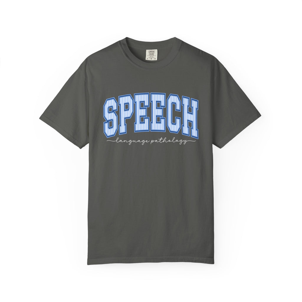 Seersucker Speech Therapy Shirt