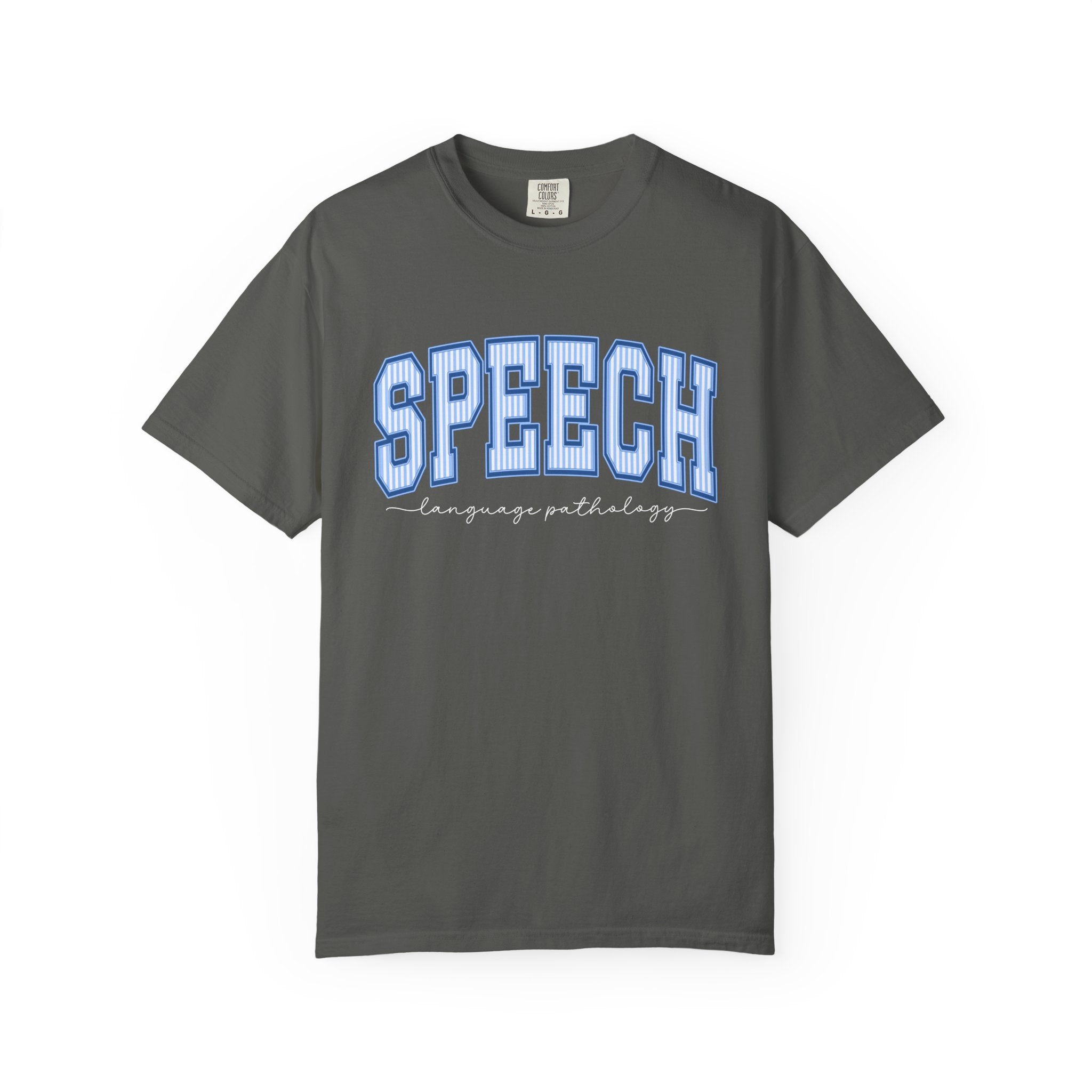 Seersucker Speech Therapy Shirt