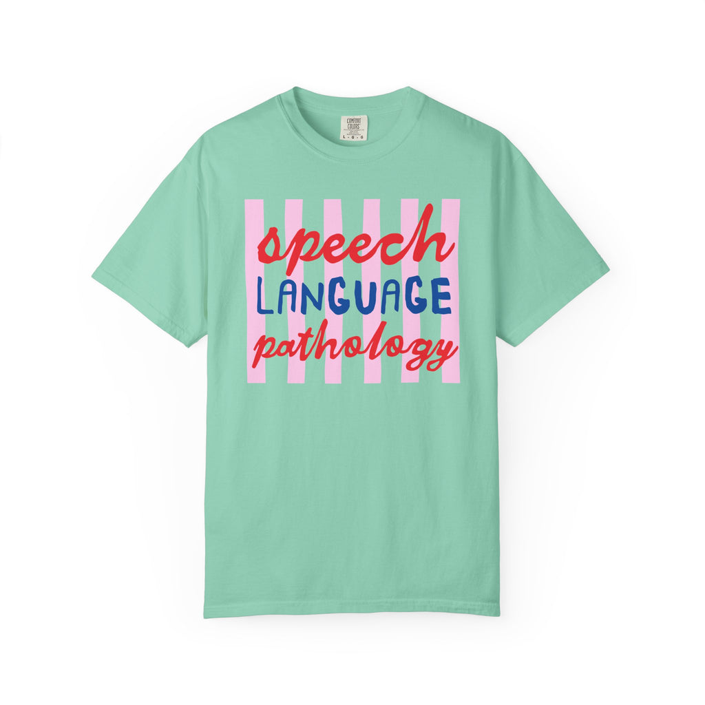 Speech Language Pathology Striped