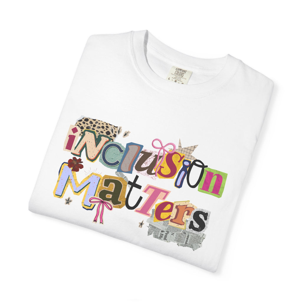 Inclusion Matters Scrapbook Letters